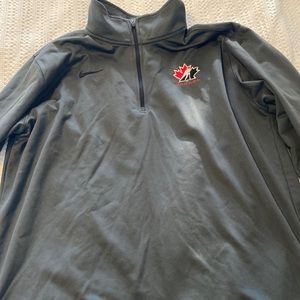 Men’s Nike hockey Canada 1/4 zip